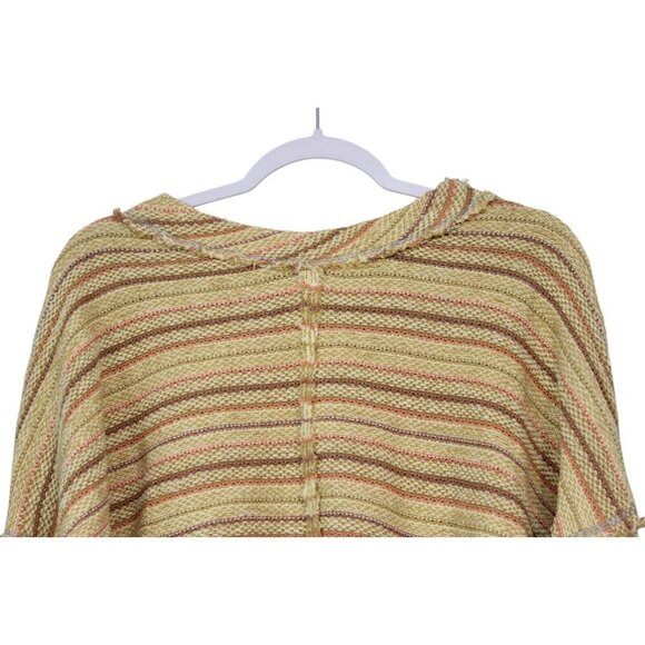 NWT Free People Catalina Pullover Cropped Sweater Size XS Boho Beach Relaxed Fit - Picture 2 of 15